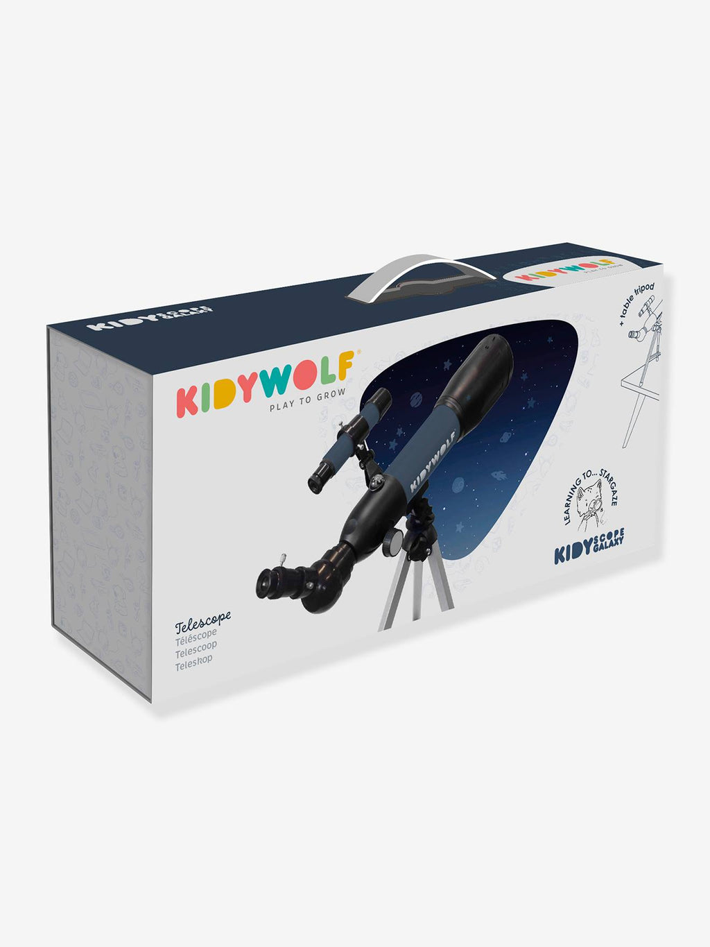 Kidytélescope bleu nuit