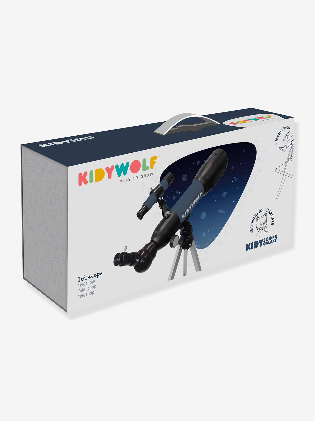 Kidytélescope bleu nuit
