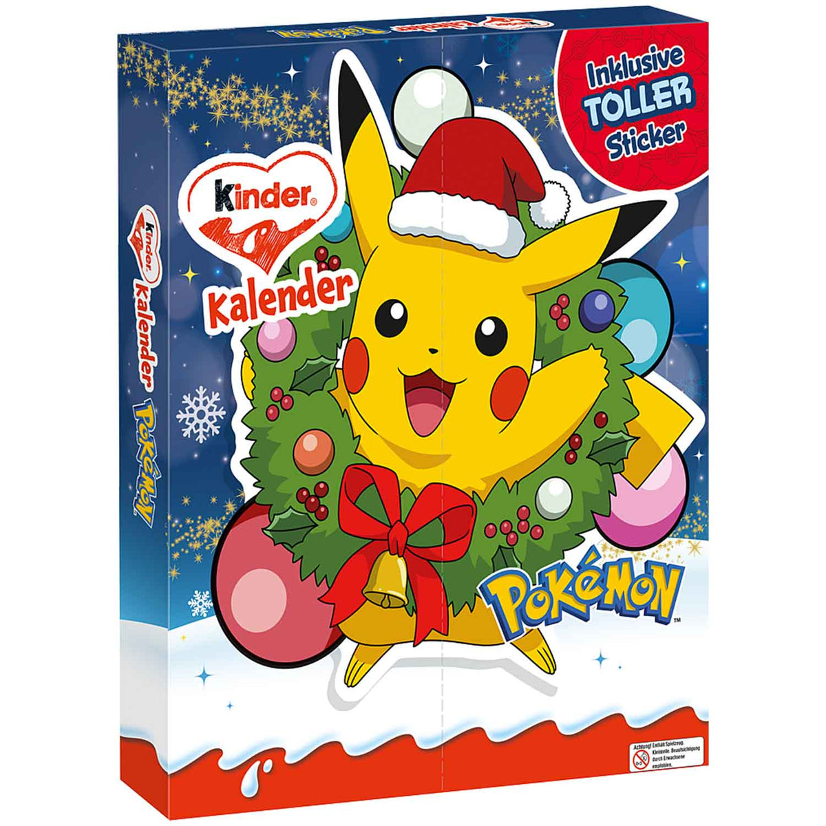 Calendrier de l'Avent Kinder Pokémon Pikachu