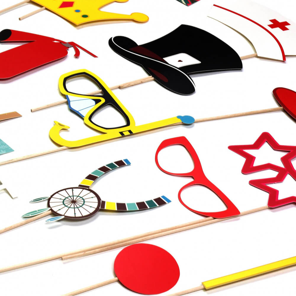 Kit Photo Booth pour Enfant - Articles de Fête Doiy