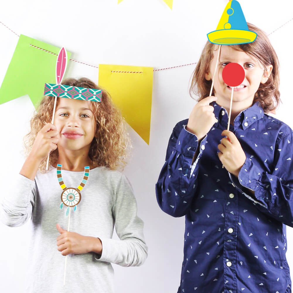 Kit Photo Booth pour Enfant - Articles de Fête