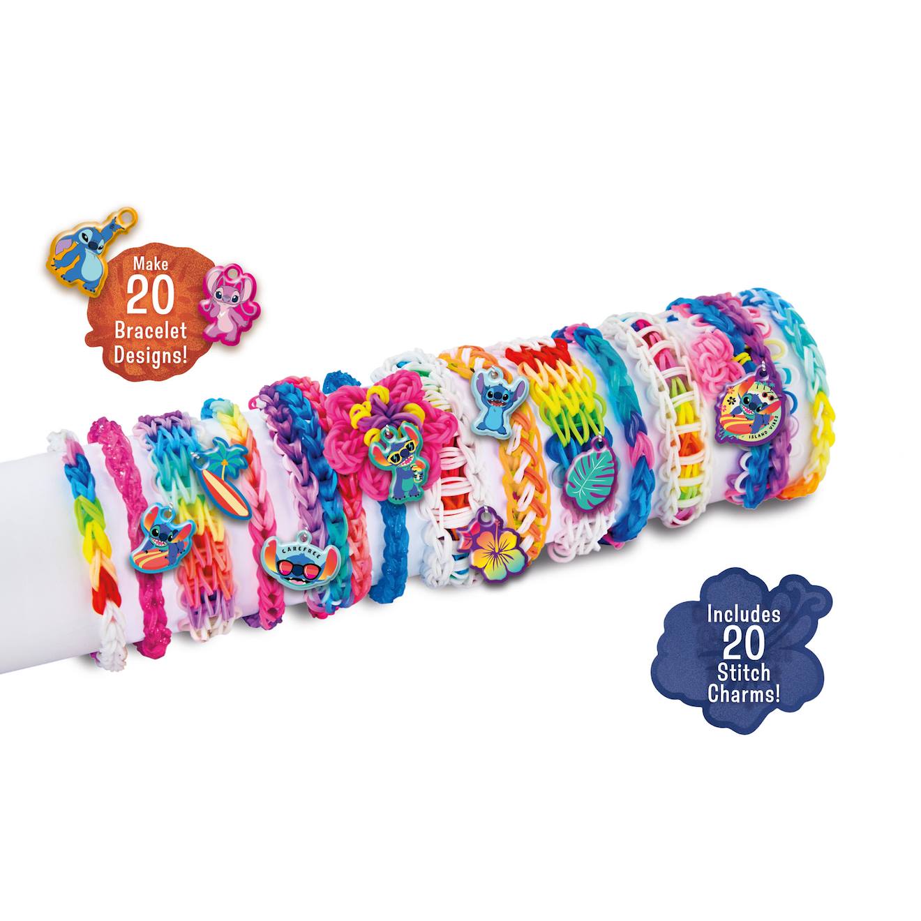 Kit atelier de bracelets élastiques Stitch multicolore