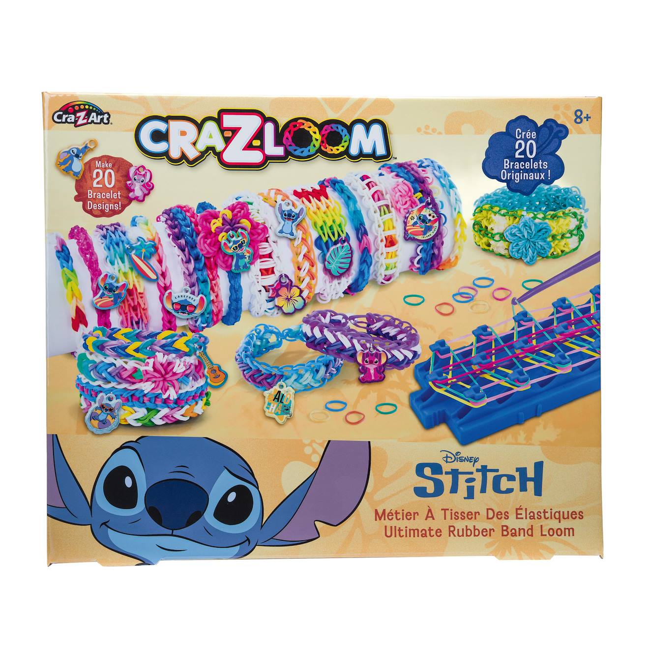 Kit atelier de bracelets élastiques Stitch multicolore