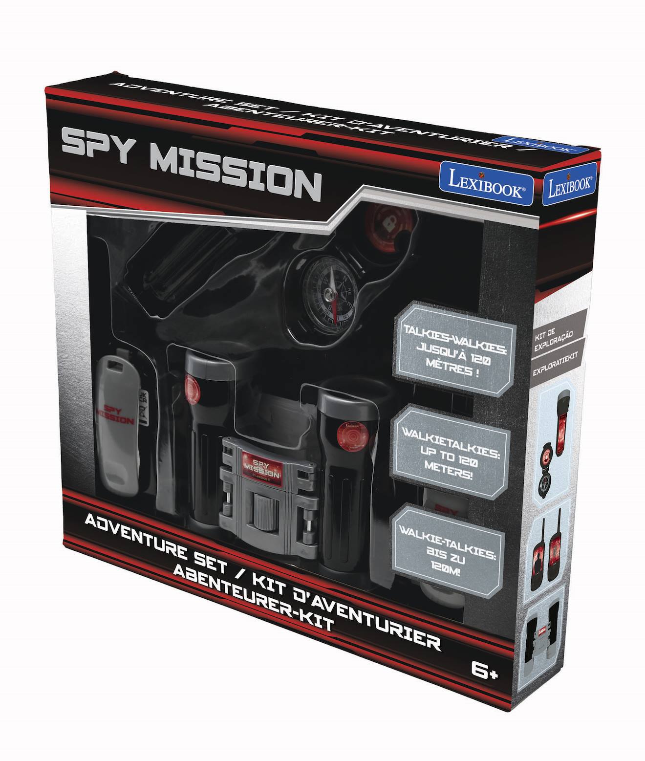 Kit complet d'espion multicolore
