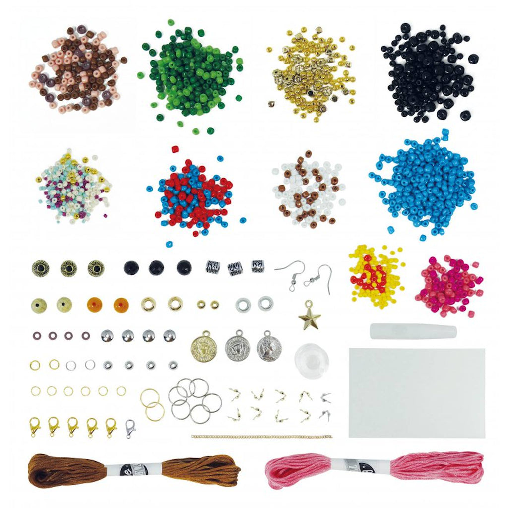 Kit créatif - bijoux bohême orange