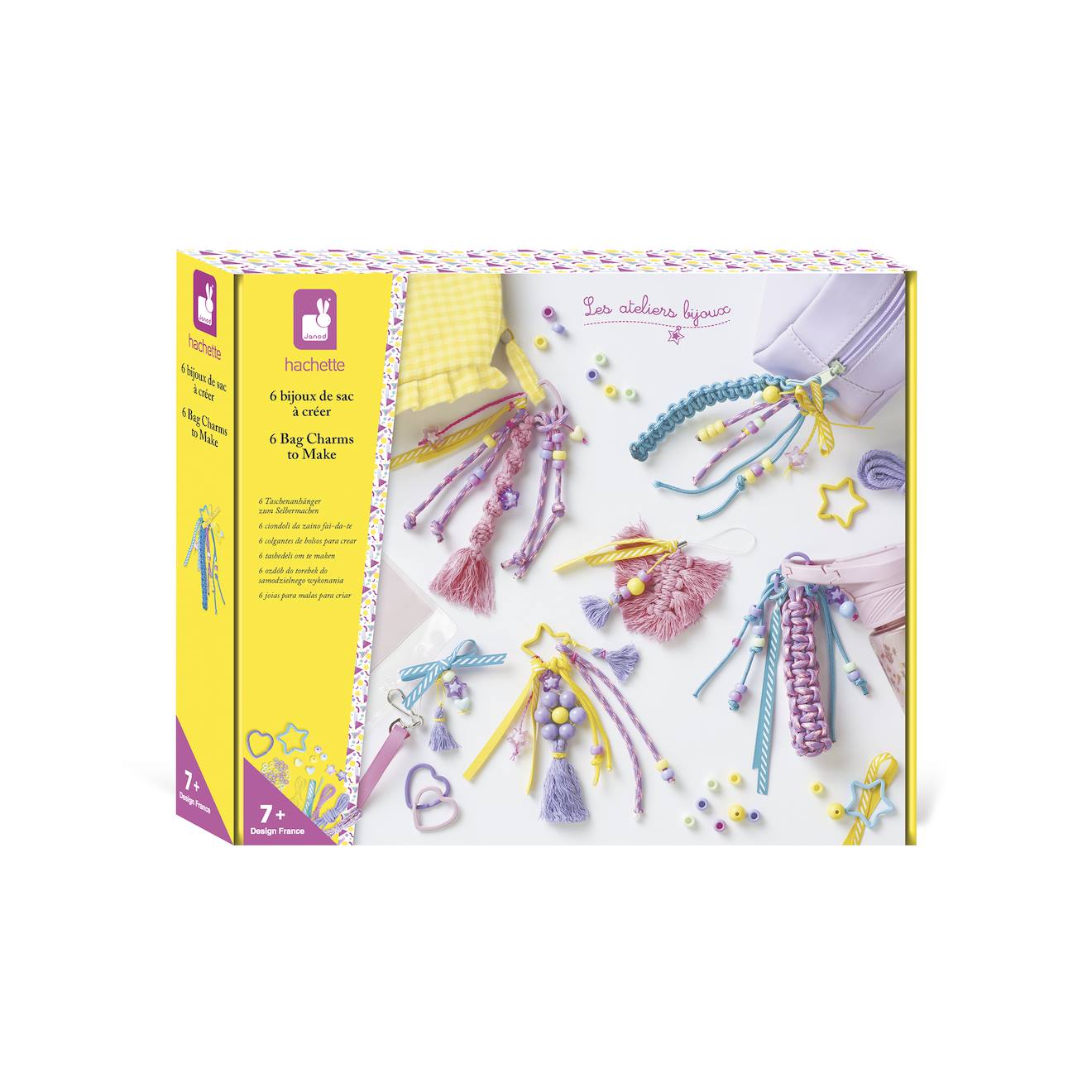 Kit créatif bijoux de sac multicolore