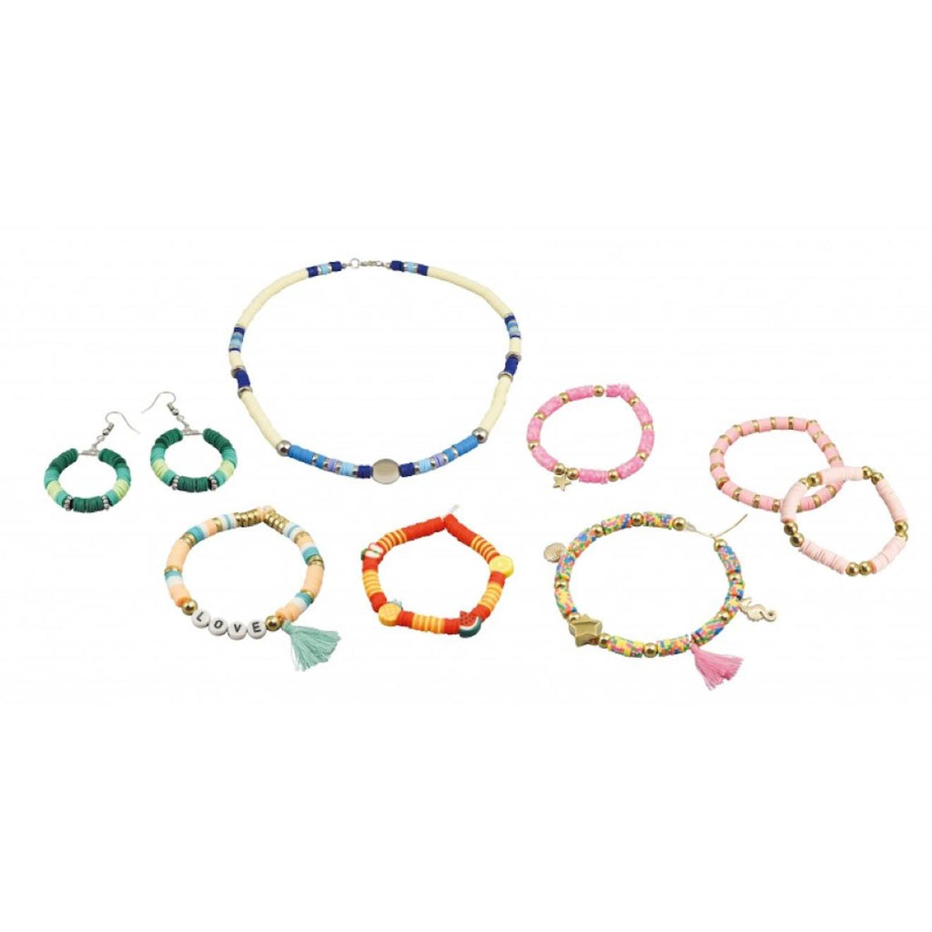 Kit créatif - bijoux heishi rose