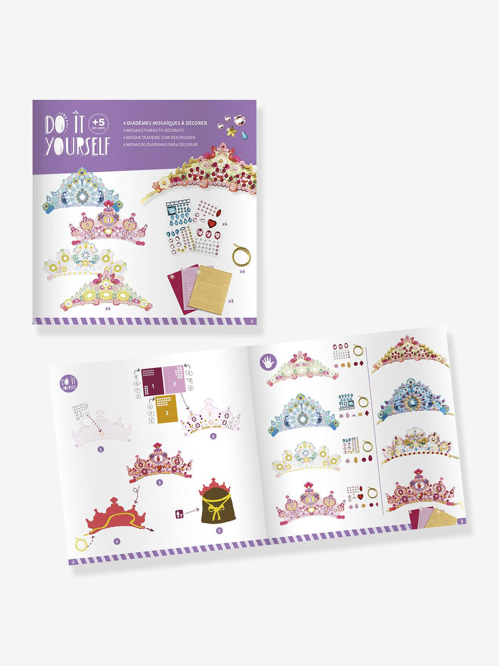 Kit créatif comme une princesse multicolore