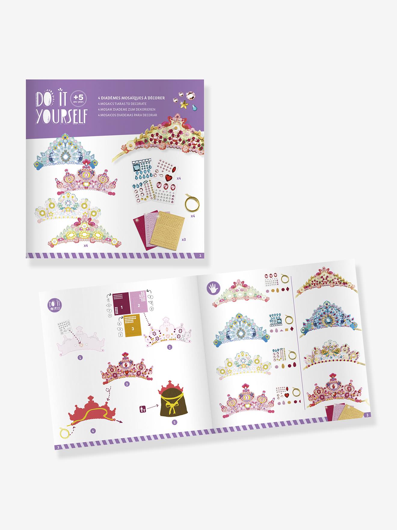 Kit créatif comme une princesse multicolore