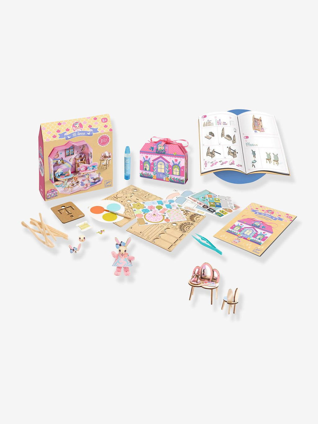 Kit créatif mi house rose