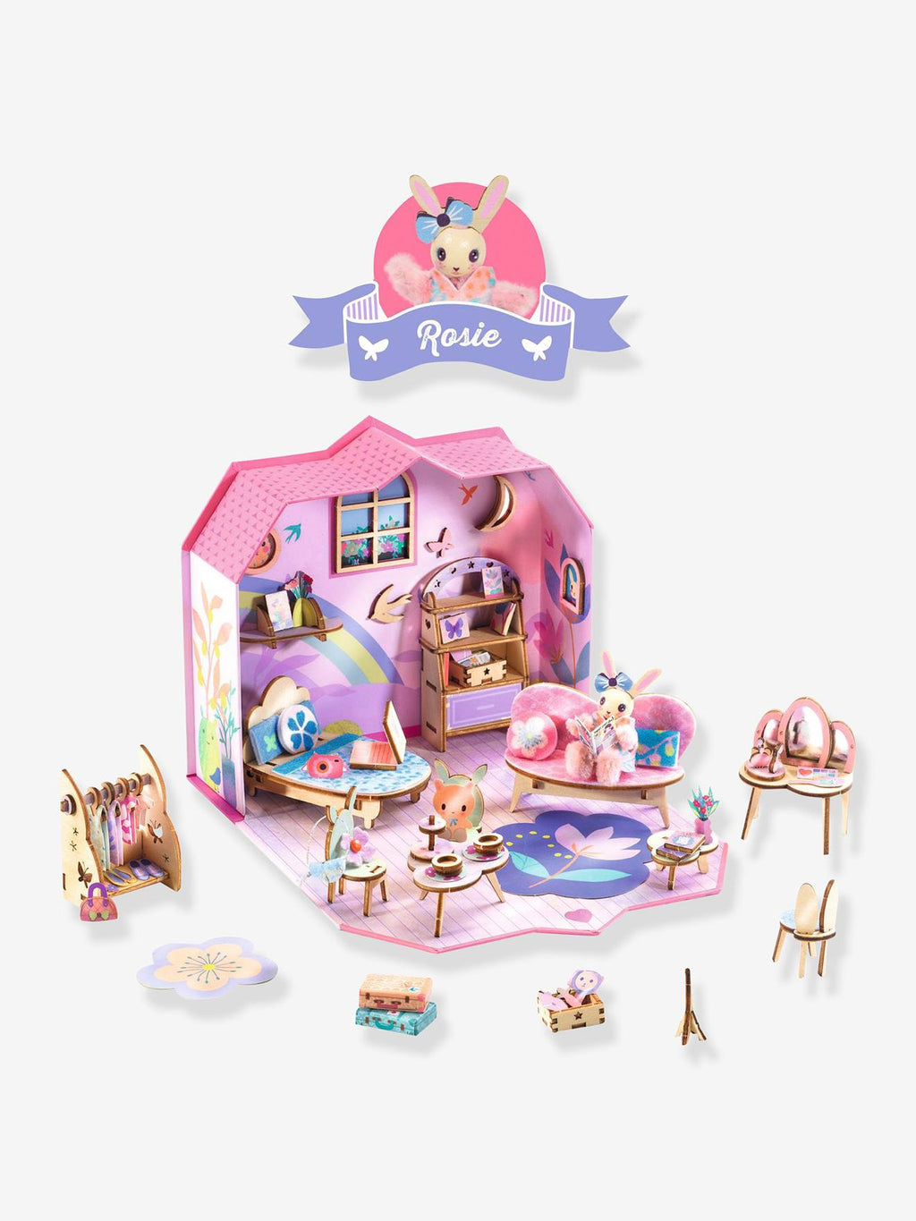 Kit créatif mi house rose
