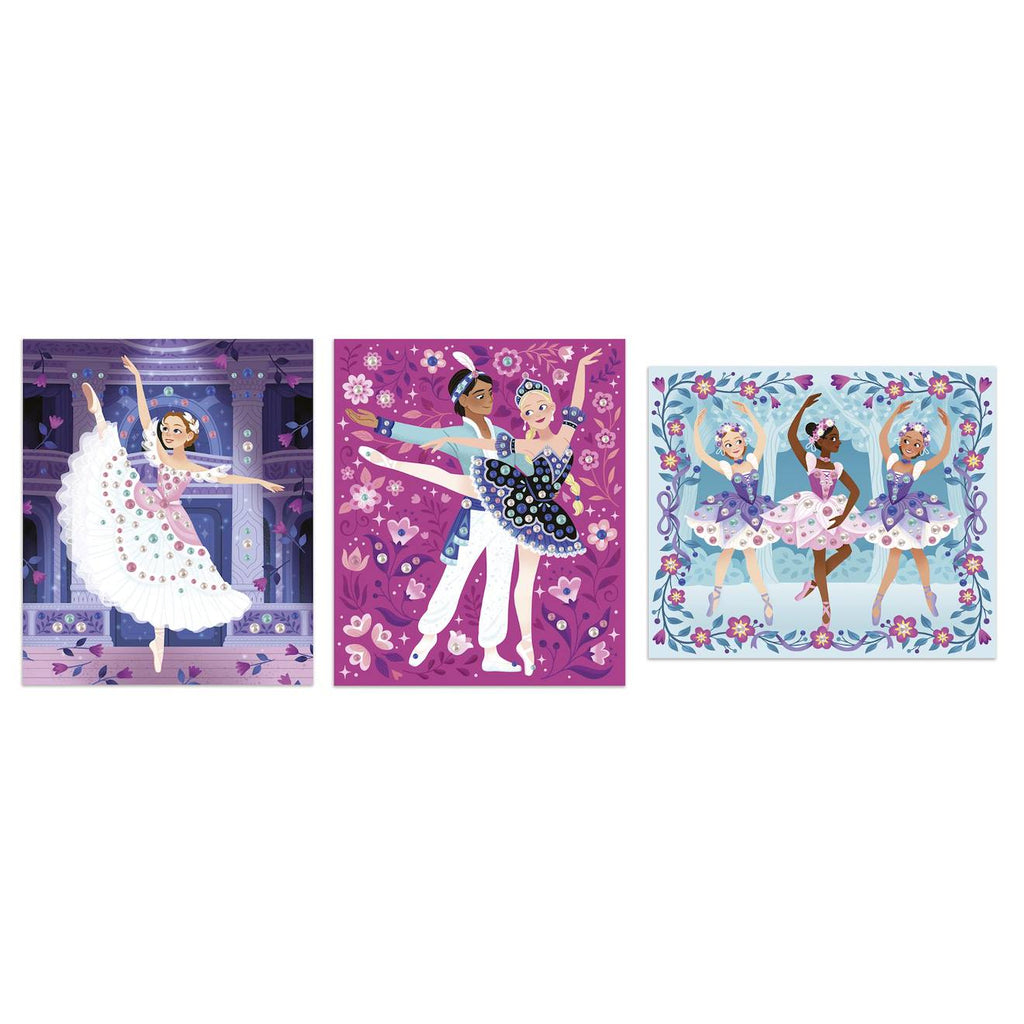 Kit créatif tableaux danseuses multicolore