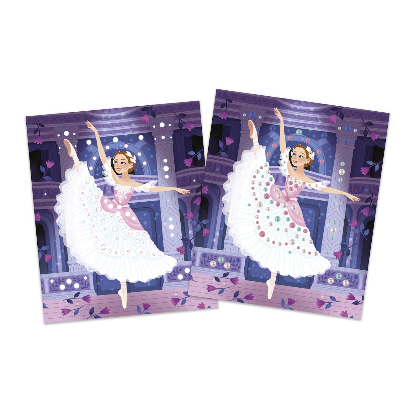 Kit créatif tableaux danseuses multicolore