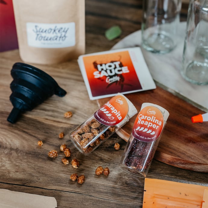 Kit cuisine Faire sa propre sauce piquante - Craftly