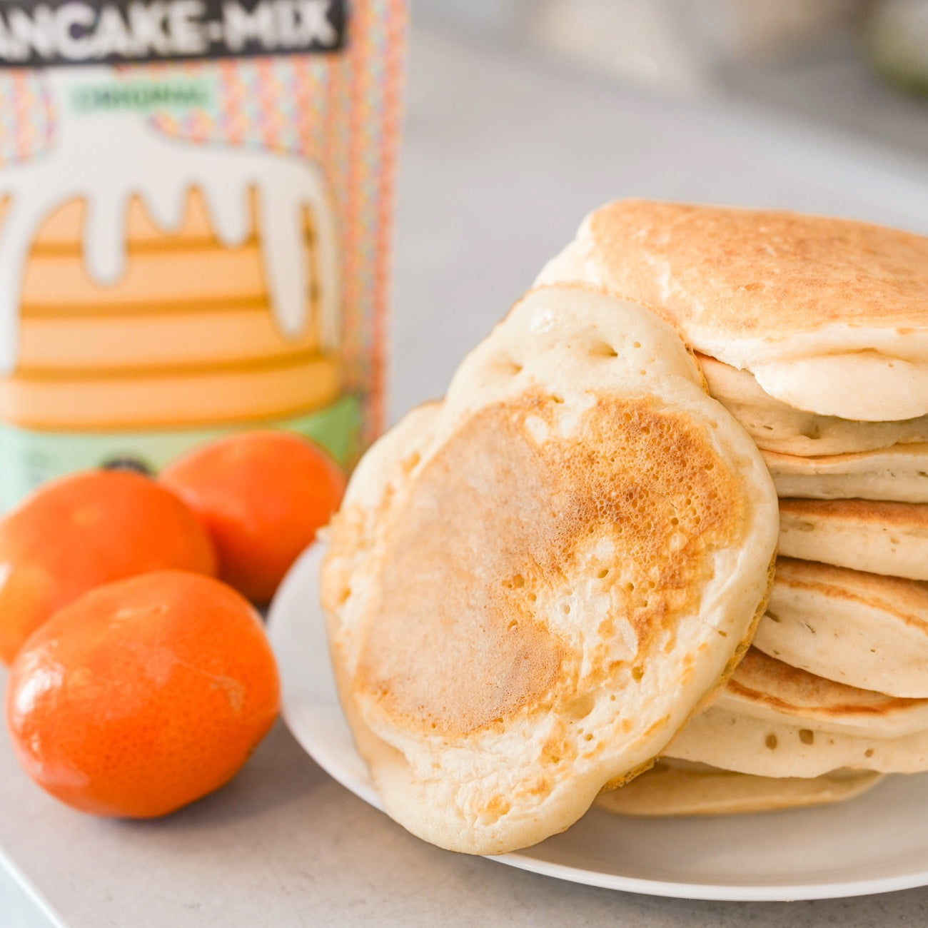 Kit DIY pancakes Reoat avec ustensiles et préparation
