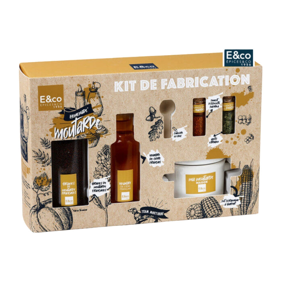 Kit de Fabrication Moutarde - Coffrets d'Épices