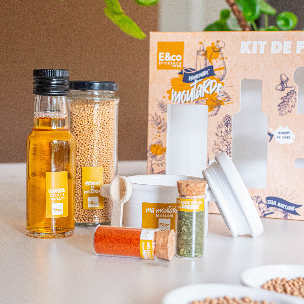 Kit de Fabrication Moutarde - Coffrets d'Épices