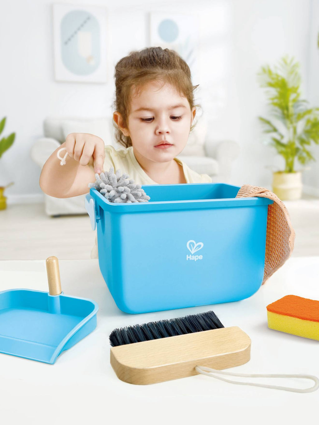 Kit de nettoyage avec seau - bleu