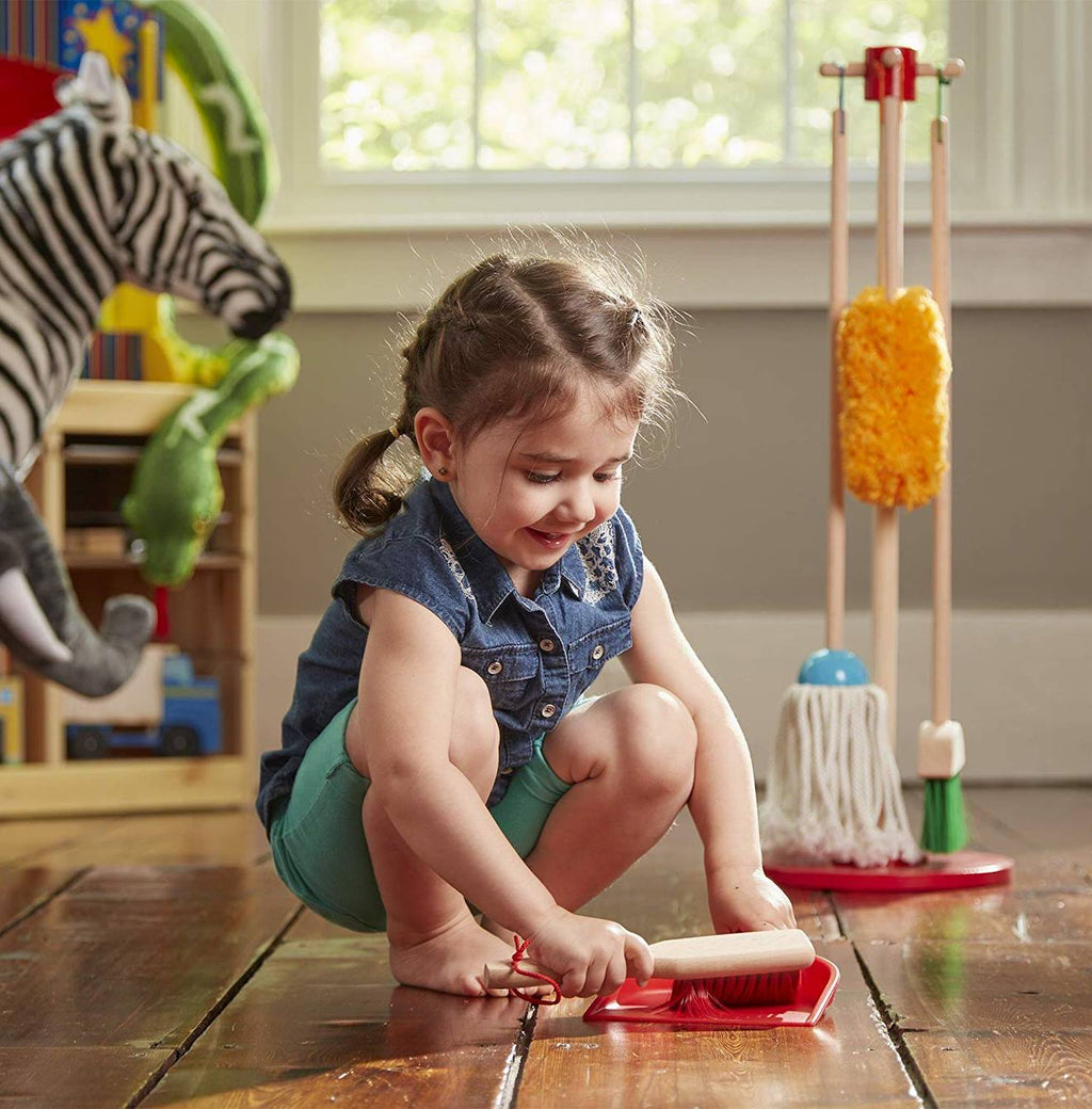 Kit de nettoyage pour enfants rouge