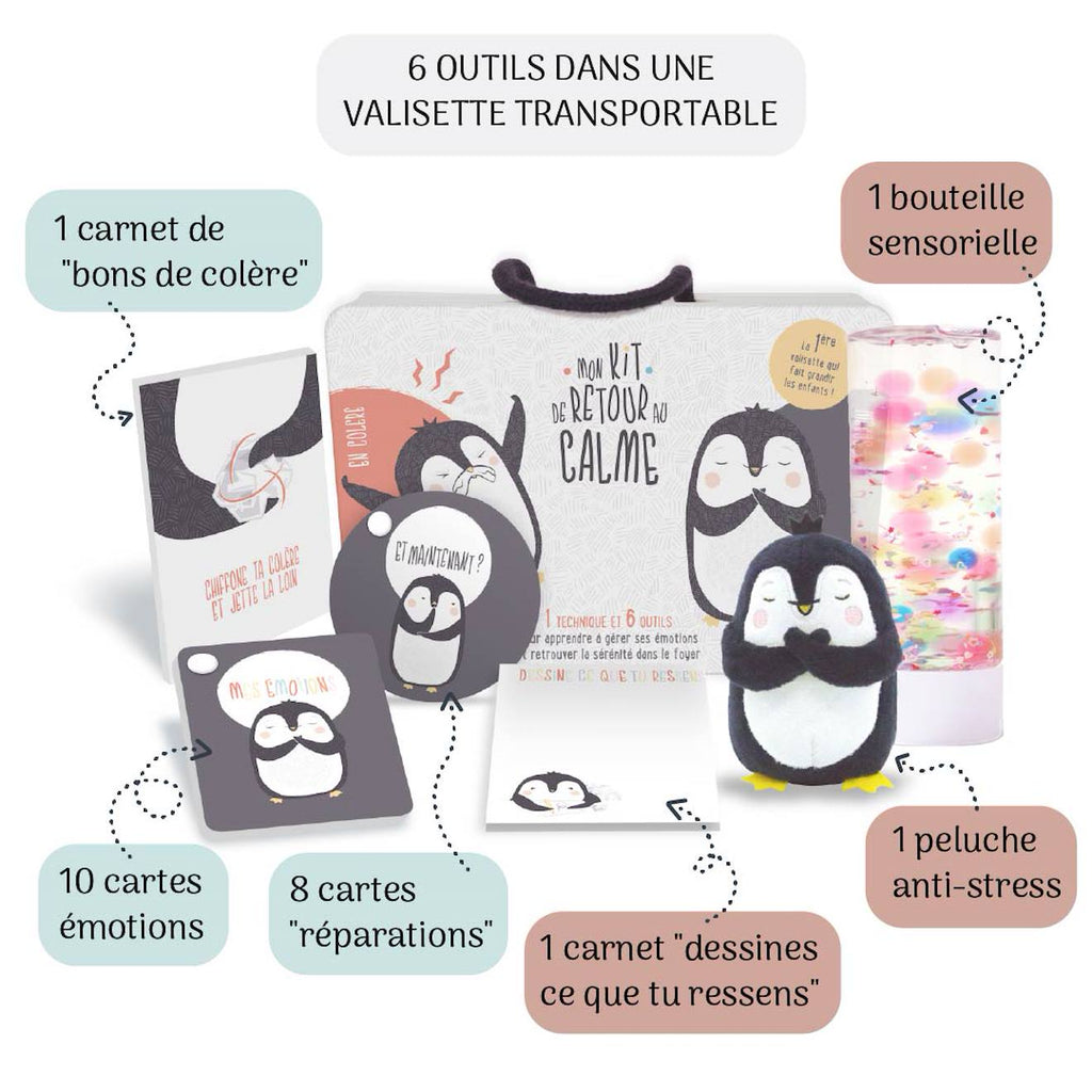 Kit de retour au calme - jeu émotions multicolore