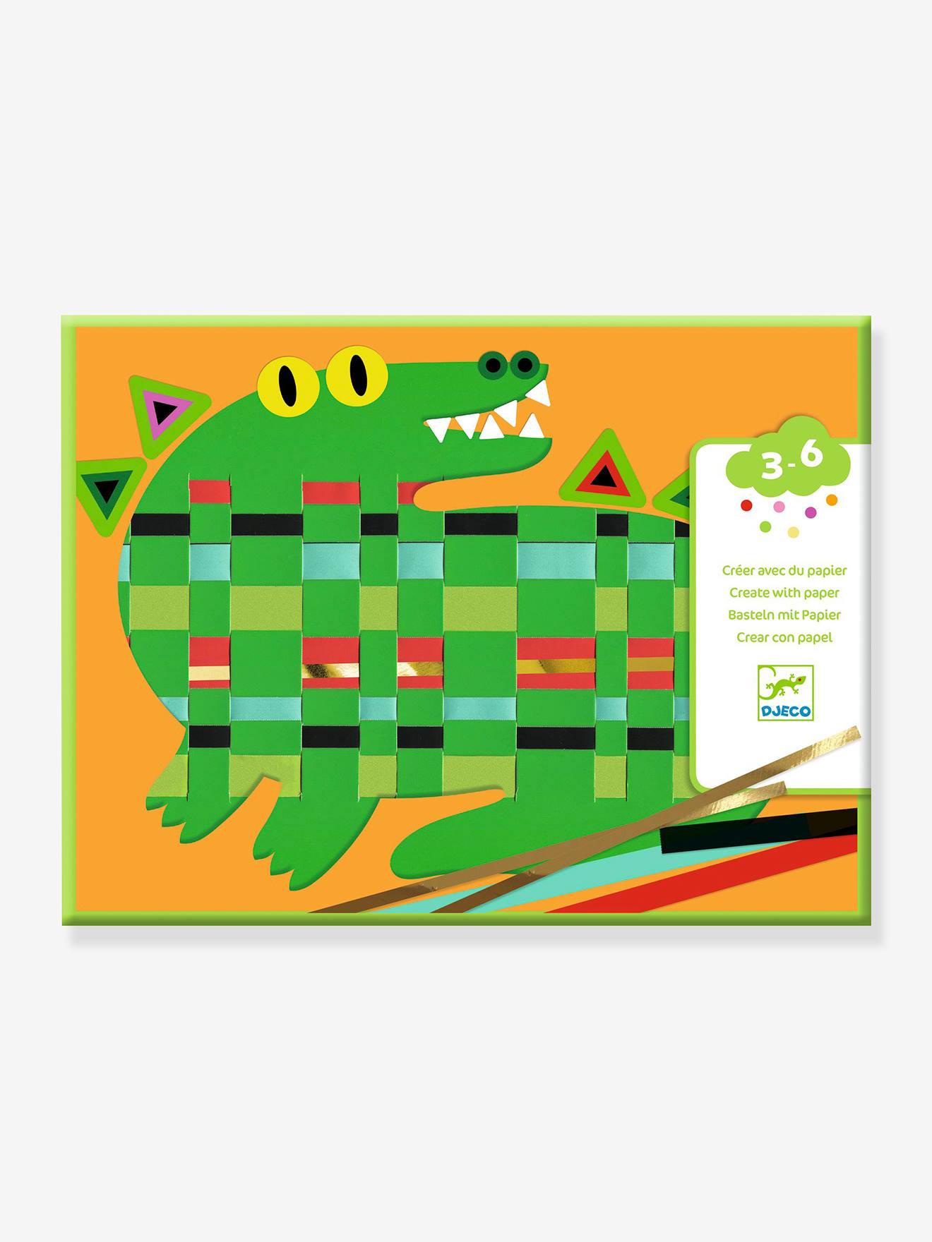 Kit de tissage en papier - multicolore