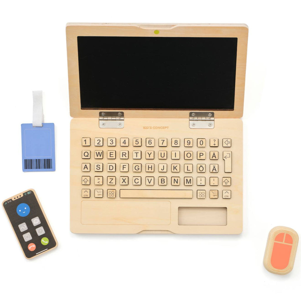 Kit de travail au bureau kid's hub beige, bleu, rouge