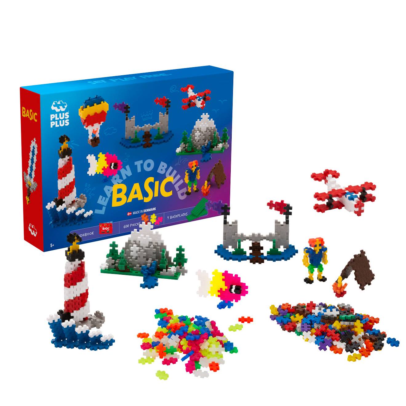 Kit découverte basic & néon 600 pièces multicolore