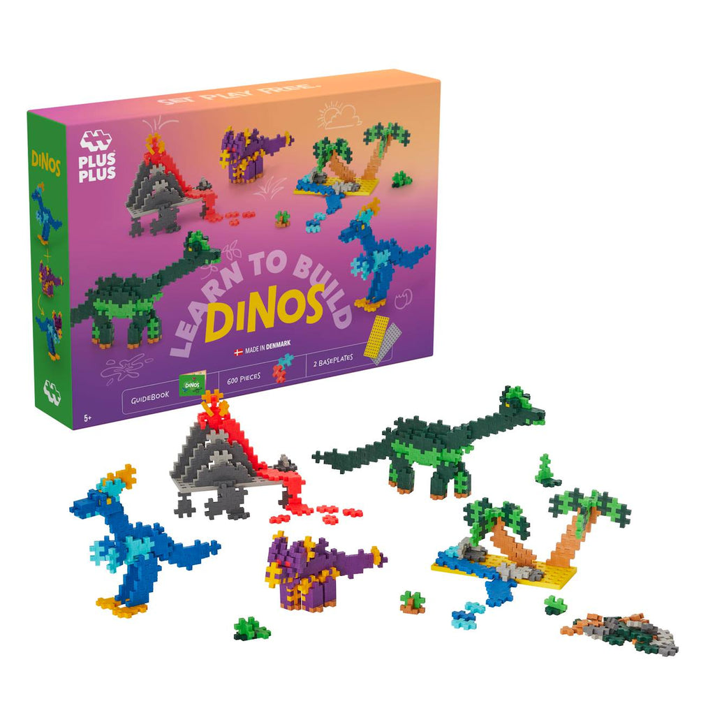 Kit découverte dinosaures 600 pièces multicolore