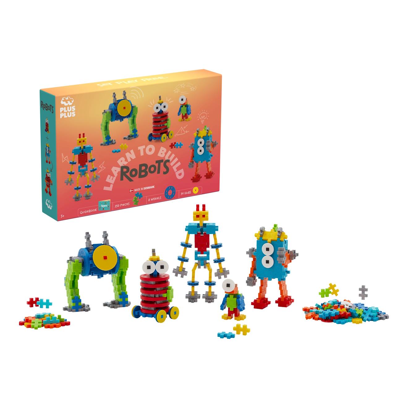 Kit découverte robots 250 pièces multicolore