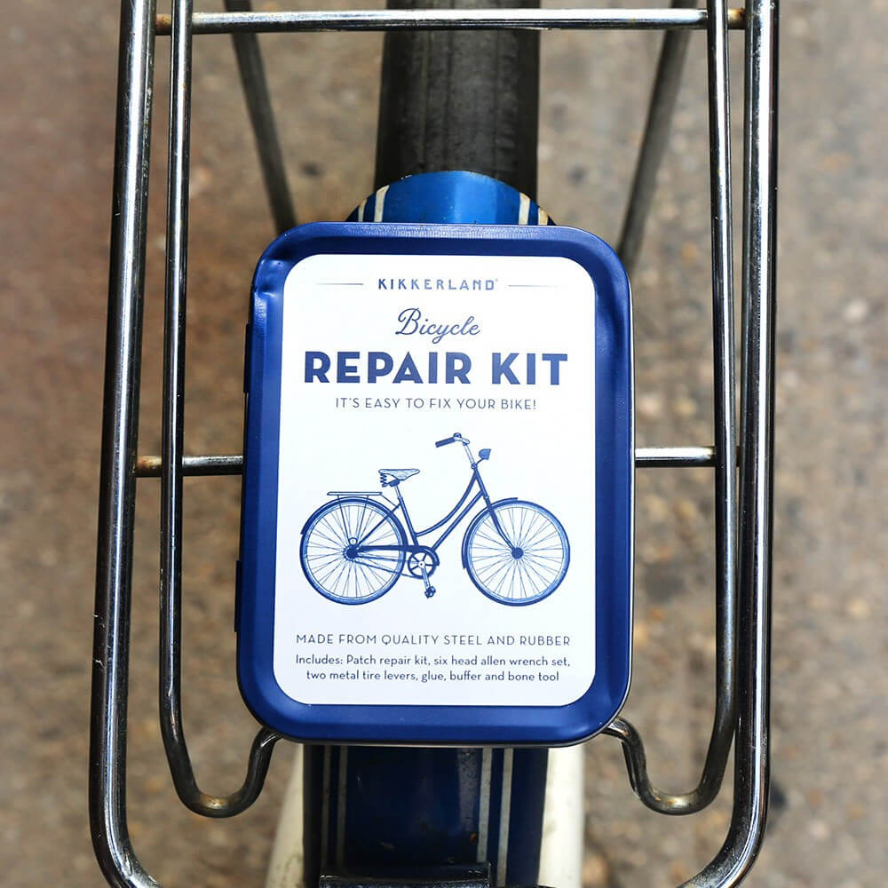 Kit Vintage de Réparation pour Vélo - Cycliste Kikkerland