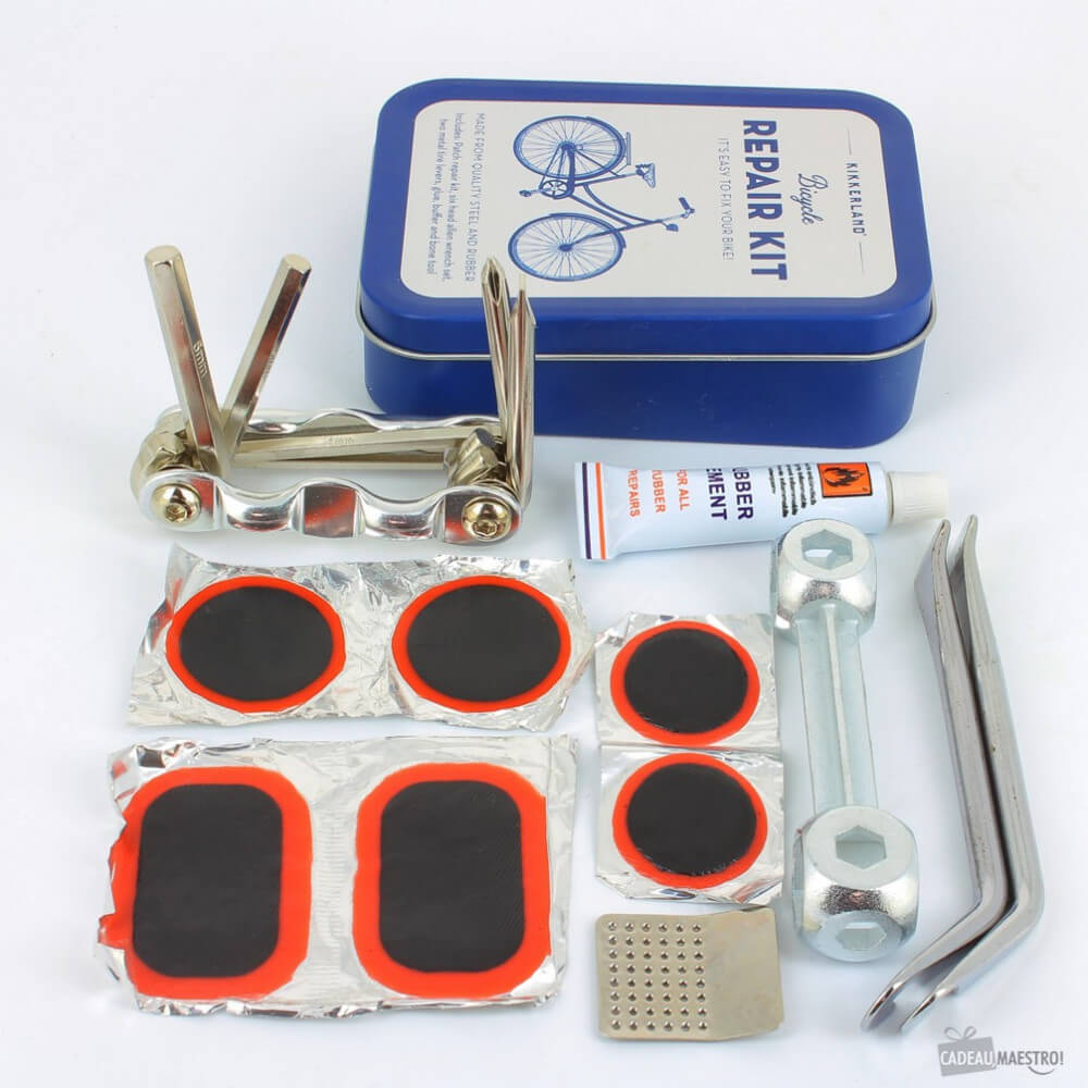 Kit Vintage de Réparation pour Vélo - Cycliste Kikkerland