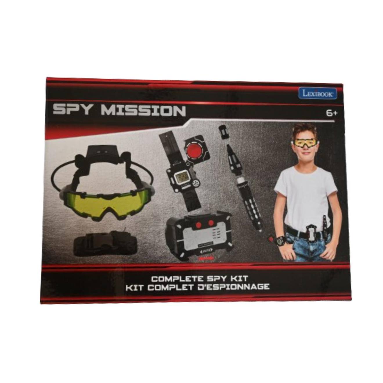 Kit d'espionnage complet spy mission noir