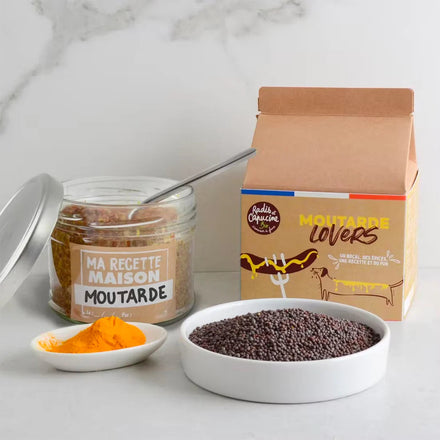 Kit DIY pour faire sa moutarde maison