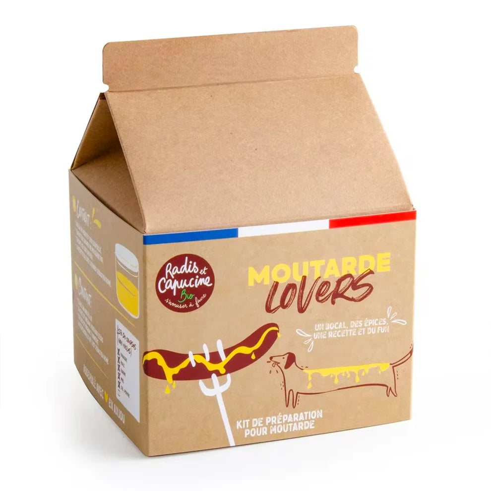 Kit DIY pour faire sa moutarde maison