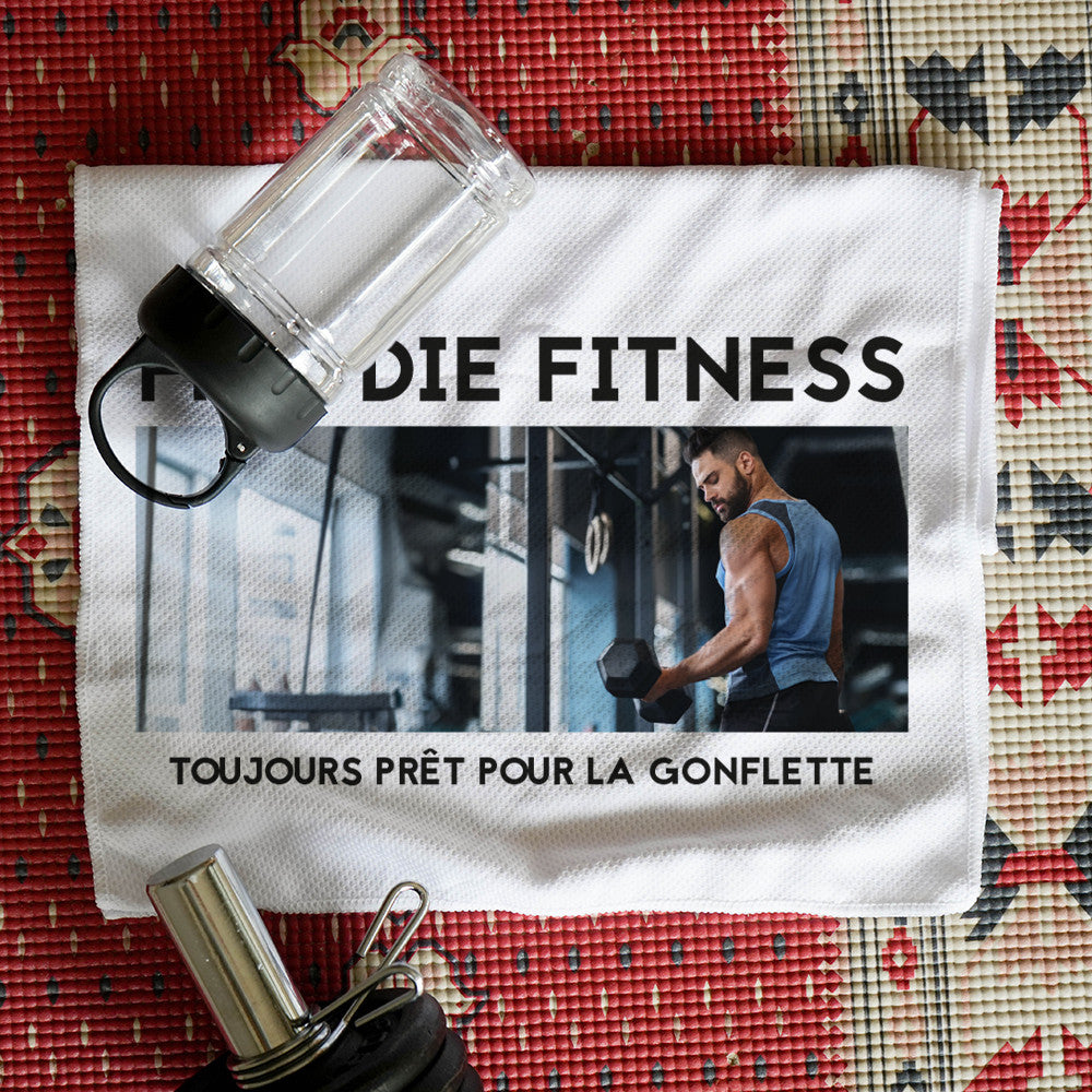 Serviette de Sport Microfibre et Gourde Photo à Personnaliser - Mode