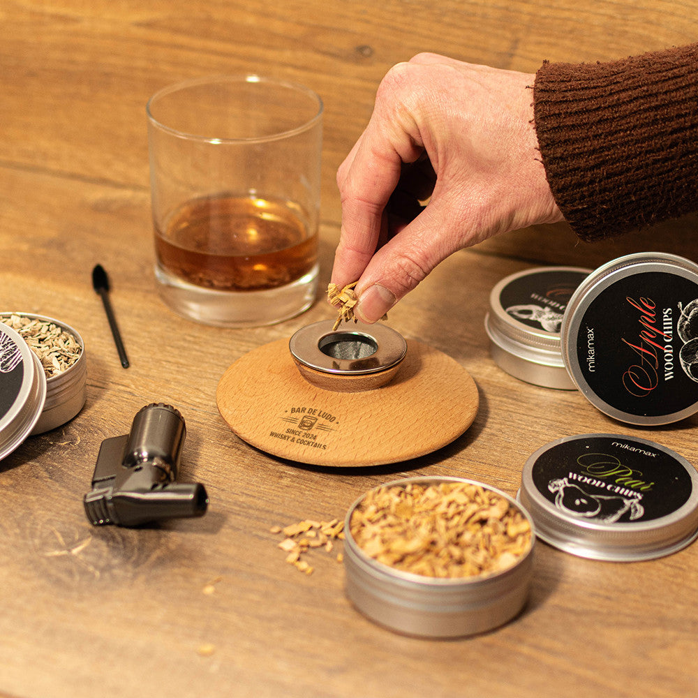 Kit Fumoir à Cocktail Bar à Whisky à Personnaliser - Coffret Whisky Personnalisé