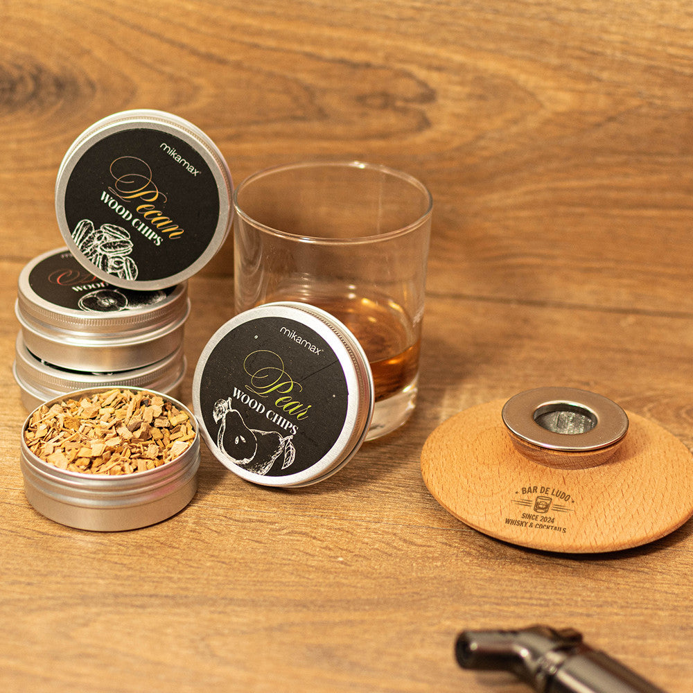 Kit Fumoir à Cocktail Bar à Whisky à Personnaliser - Coffret Whisky Personnalisé