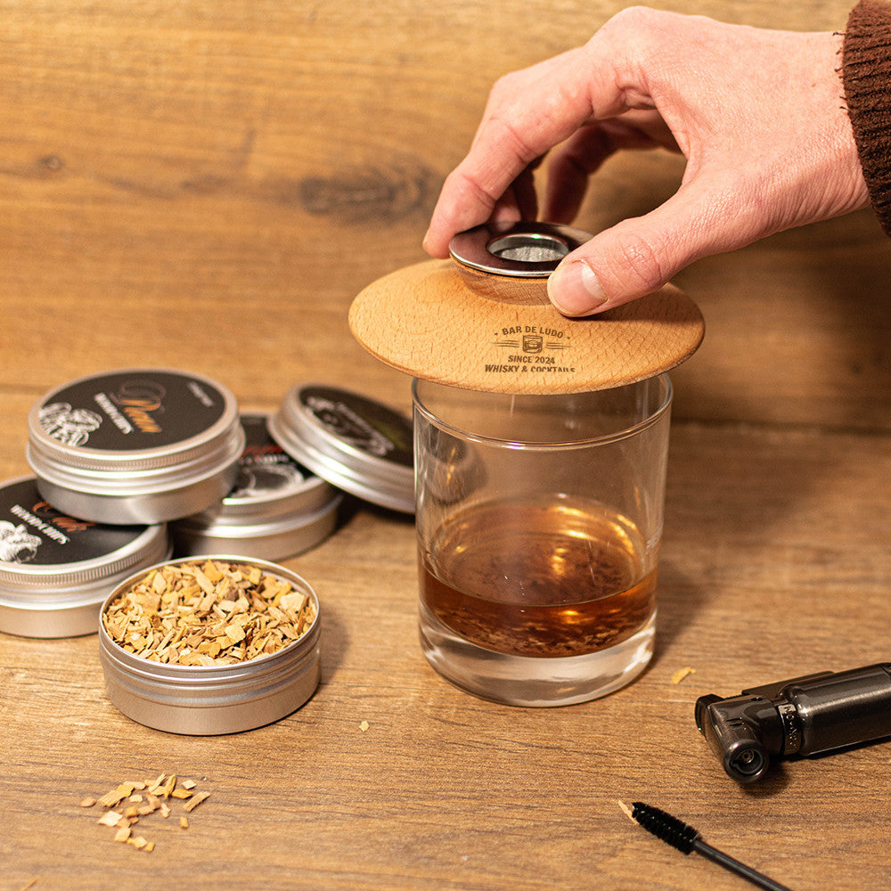 Kit Fumoir à Cocktail Bar à Whisky à Personnaliser - Coffret Whisky Personnalisé