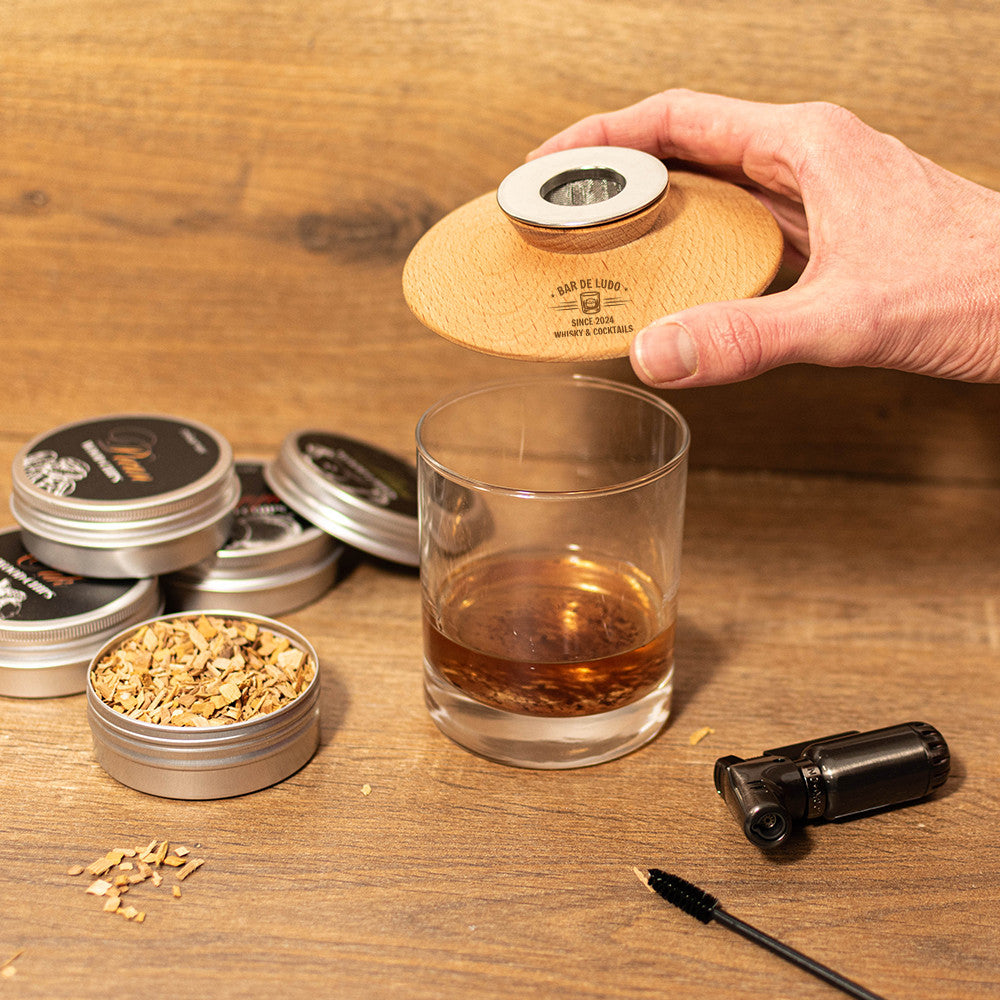 Kit Fumoir à Cocktail Bar à Whisky à Personnaliser - Coffret Whisky Personnalisé