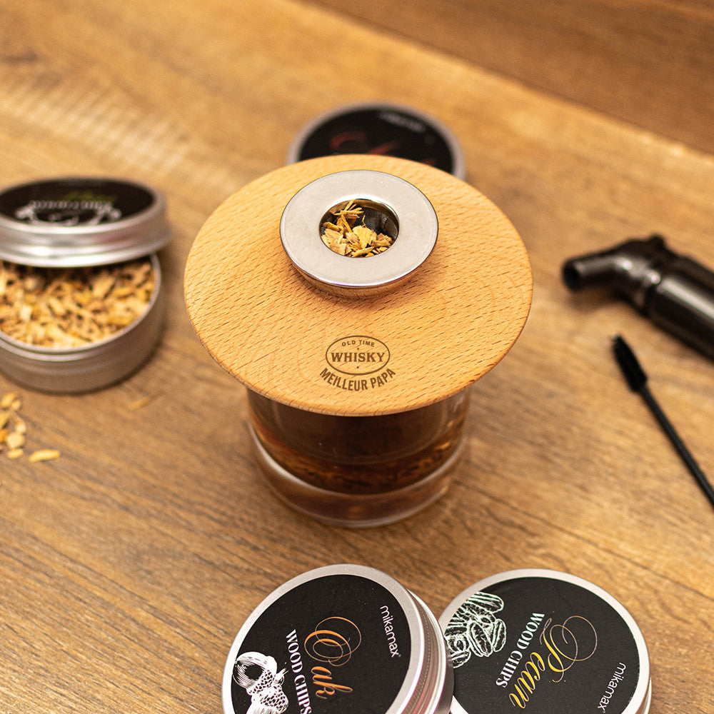 Kit Fumoir à Cocktail Whisky à Personnaliser - Coffret Whisky Personnalisé