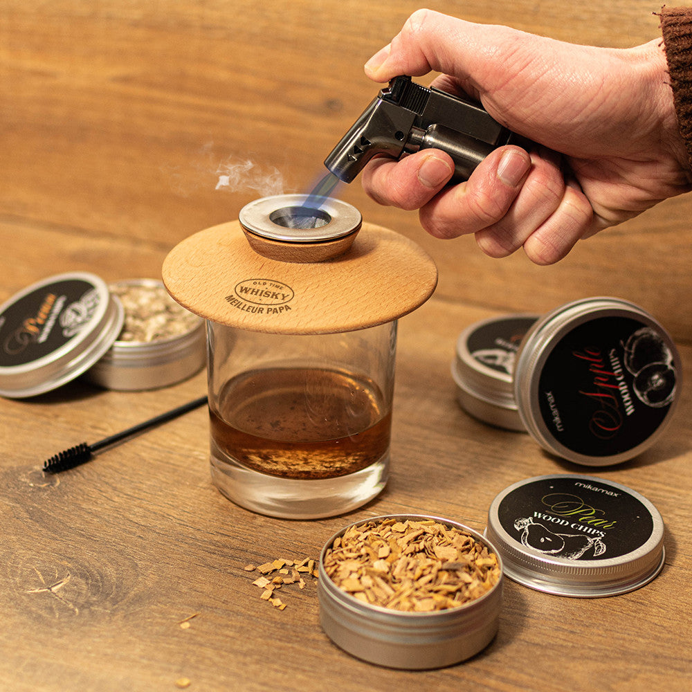 Kit Fumoir à Cocktail Whisky à Personnaliser - Coffret Whisky Personnalisé
