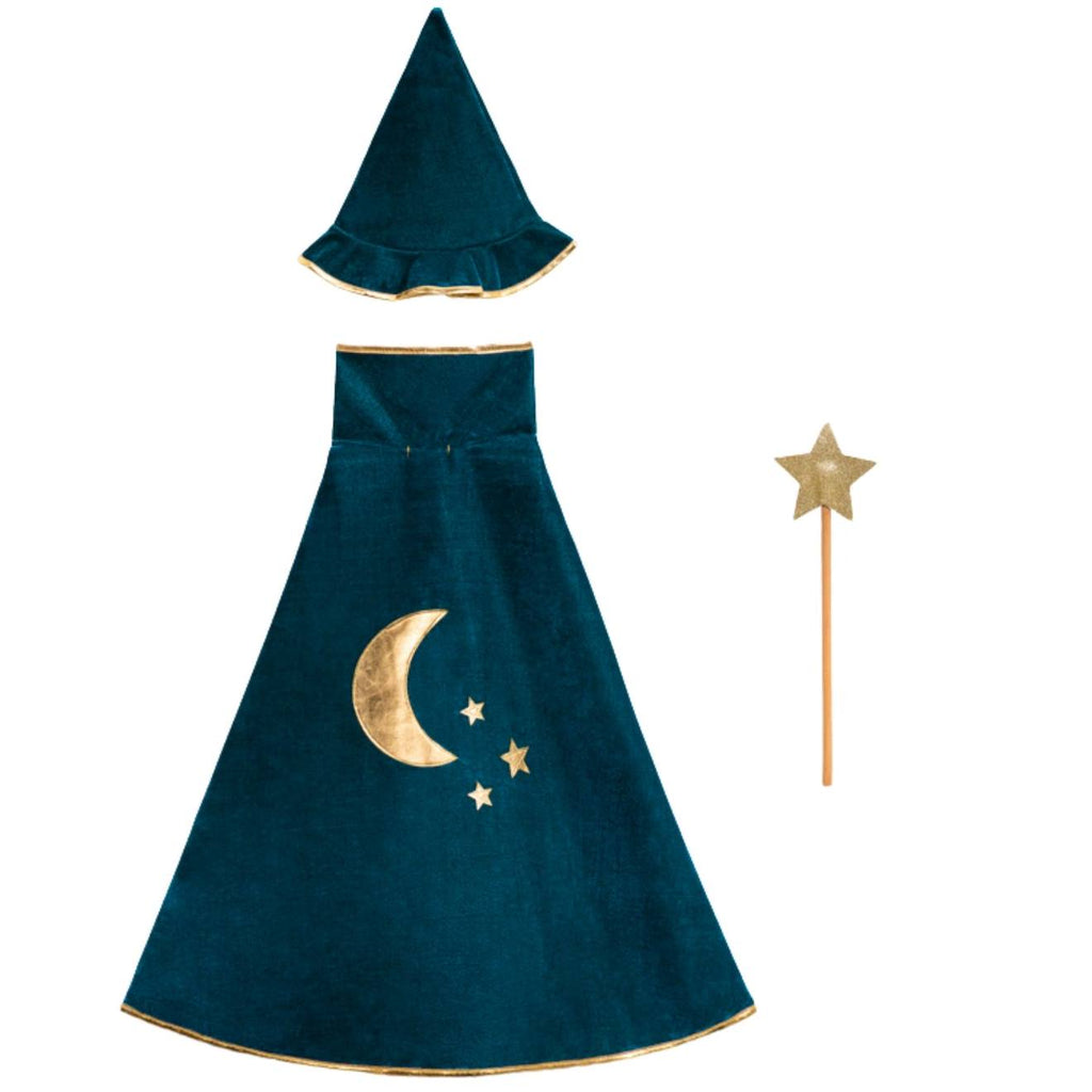 Kit magicien bleu canard (3-10 ans) vert, doré
