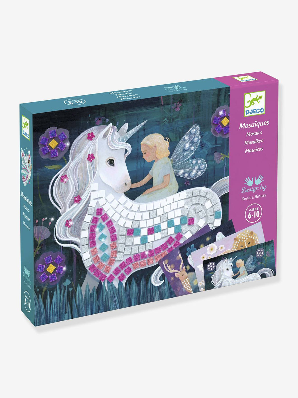 Kit mosaïque-monde enchanté violet