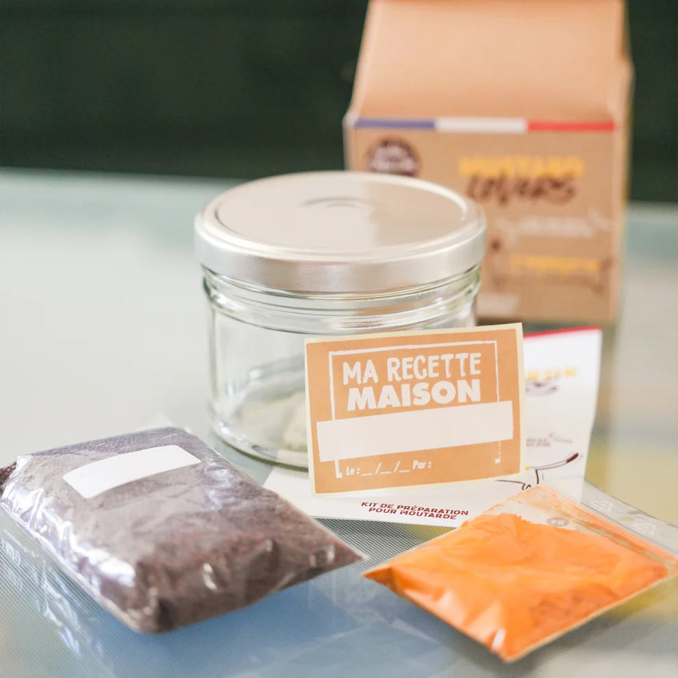 Kit DIY pour faire sa moutarde maison