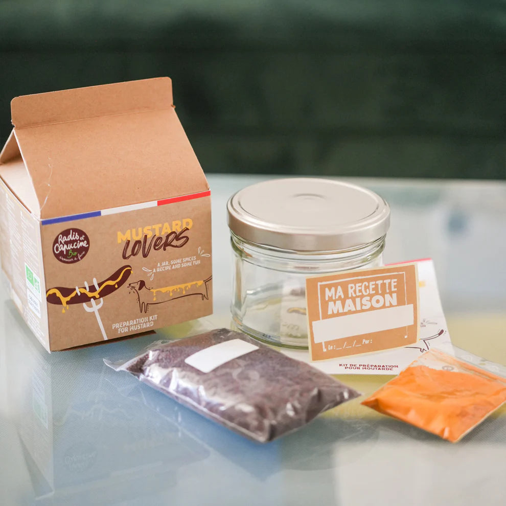 Kit DIY pour faire sa moutarde maison
