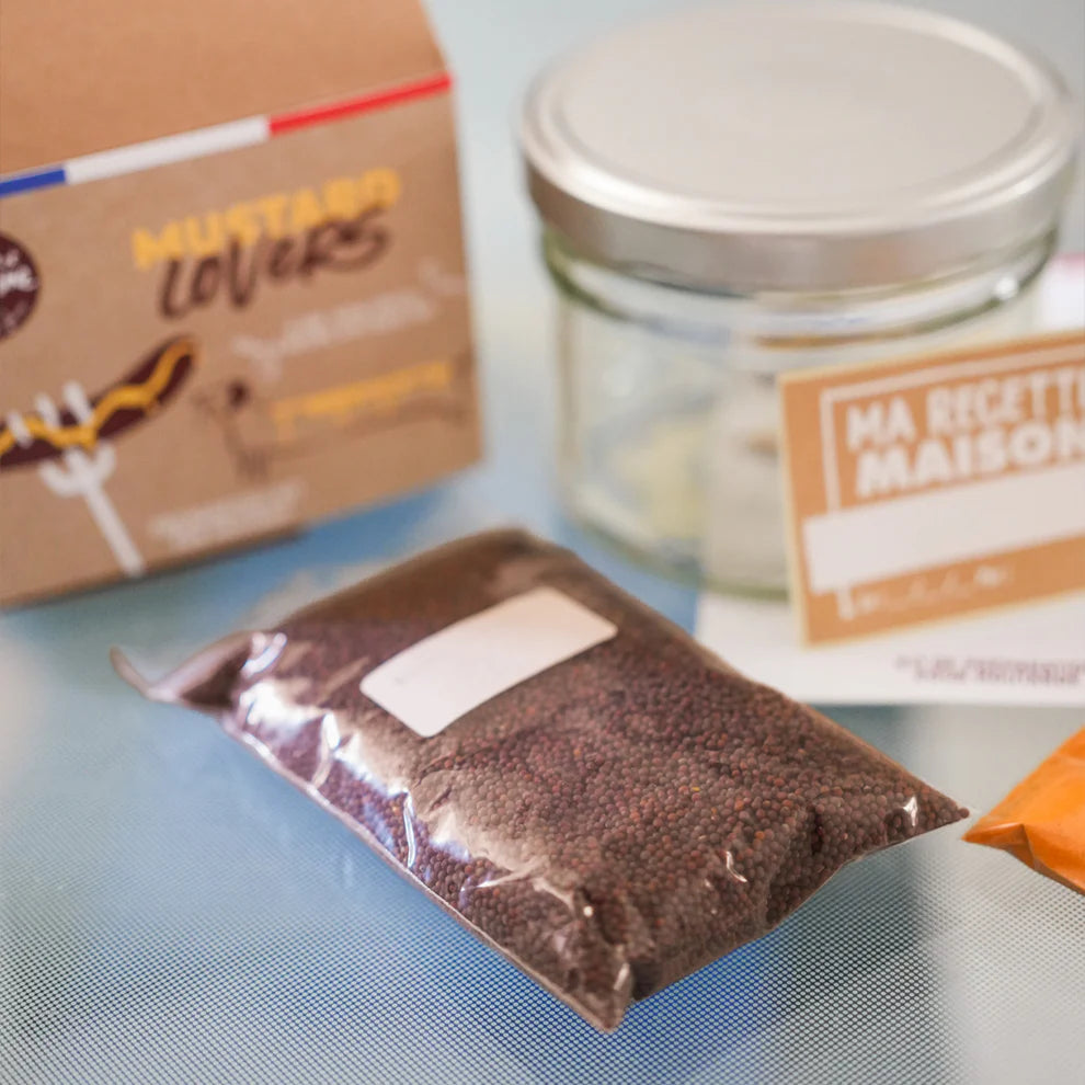 Kit DIY pour faire sa moutarde maison