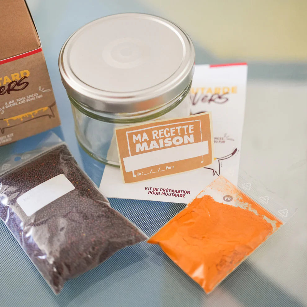 Kit DIY pour faire sa moutarde maison