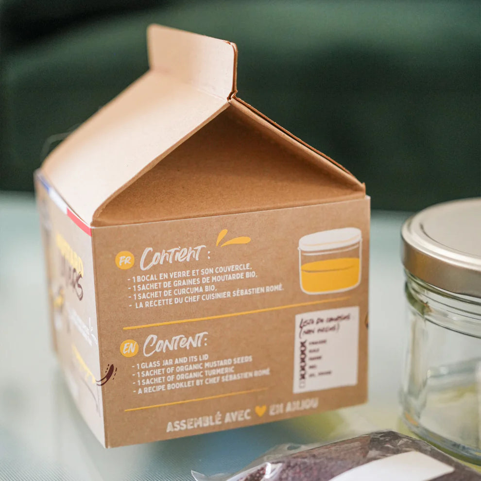 Kit DIY pour faire sa moutarde maison