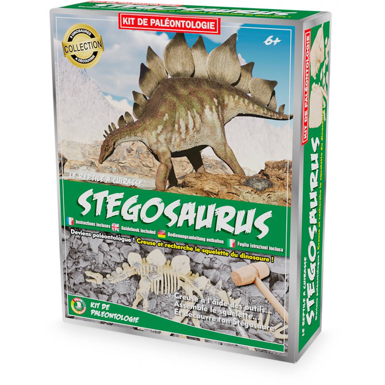 Kit paleo - stégosaure vert