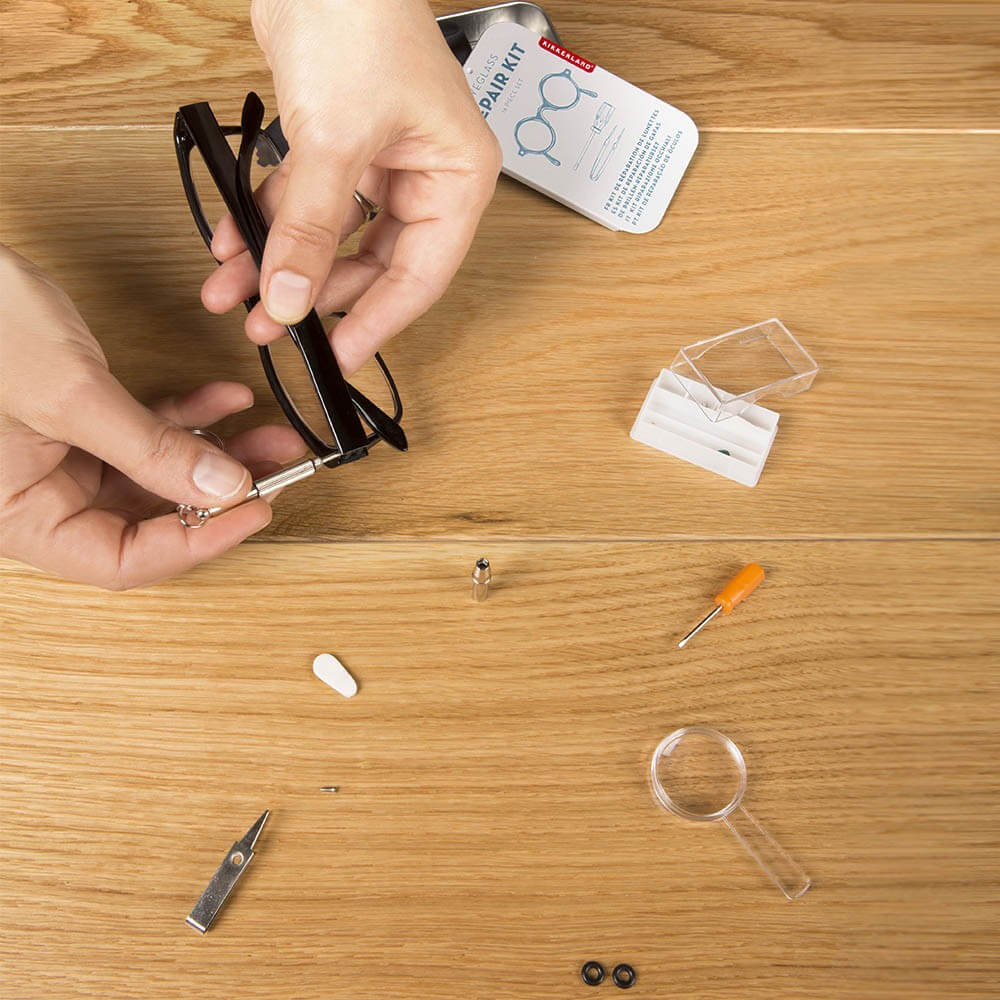 Kit de Réparation pour Lunettes - Bricolage Kikkerland